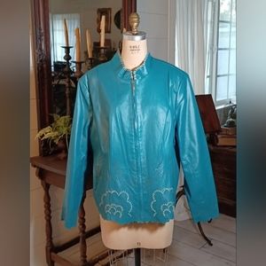 Pamela Mccoy Leather Jacket, 2X